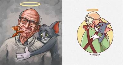 貫穿整個童年！15張感人插圖致敬去世的《貓和老鼠》之父：謝謝你，吉恩‧戴奇